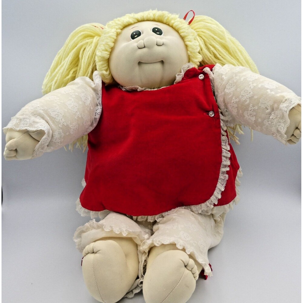 Xavier Roberts Little People Soft Sculpture Doll 1978-Tag Signed Original 22"